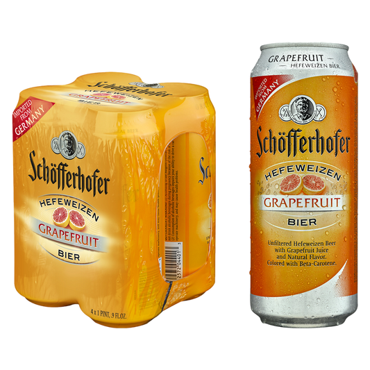 Schofferhofer Grapefruit Bier 4pk 16oz Can 2.5% ABV