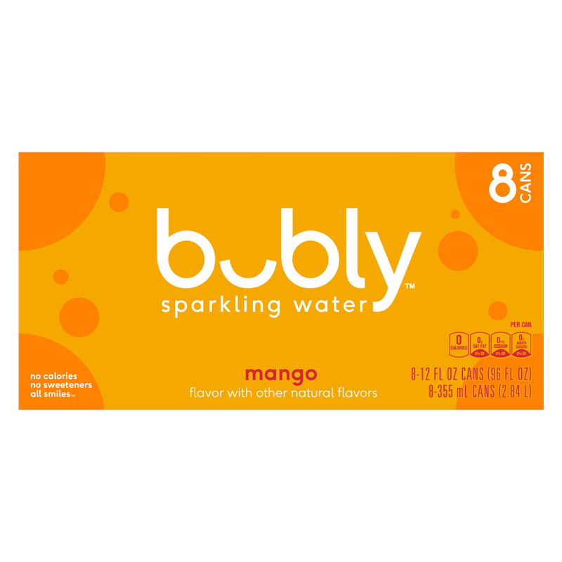 Bubly Mango 8pk 12oz Can