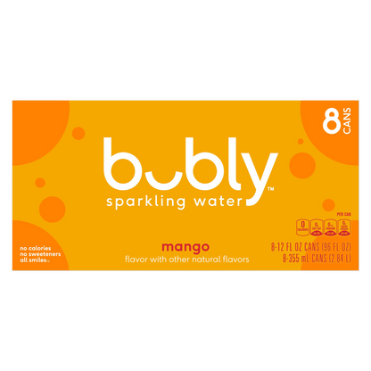 Bubly Mango 8pk 12oz Can