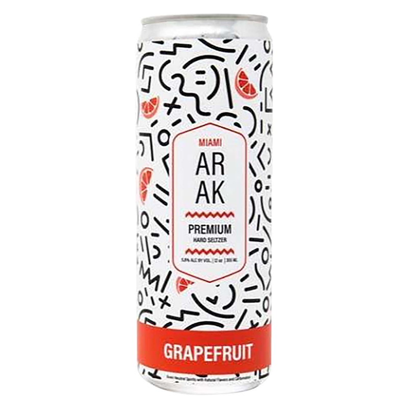 Miami Arak Grapefruit Hard Seltzer 4pk 355ml (12 Proof)