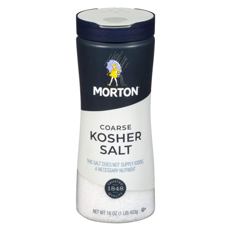 Morton Coarse Kosher Salt, 16oz.