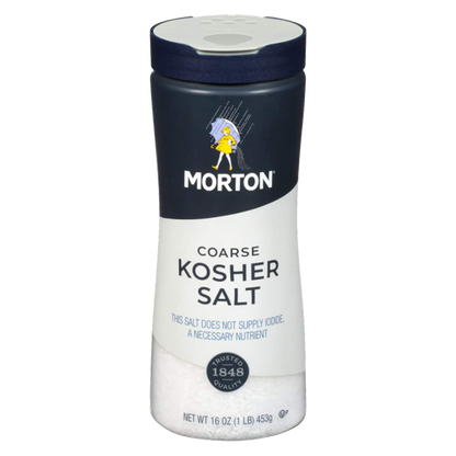 Morton Coarse Kosher Salt, 16oz.