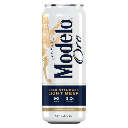 Modelo Oro Light Beer 24pk 12oz Can 4% ABV
