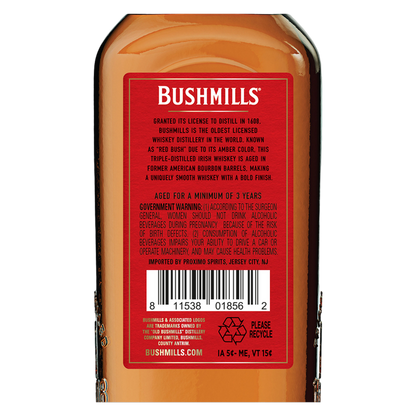 Bushmills Red Bush Irish Whiskey 750ml (80 Proof)