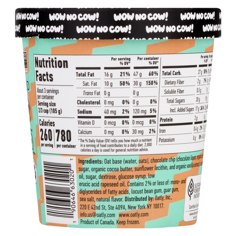 Oatly Non-Dairy Mint Ice Cream Pint