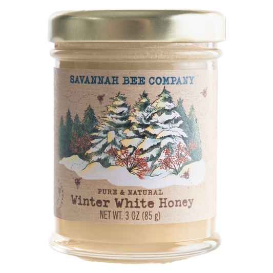 Savannah Bee Winter White Honey, 3oz.