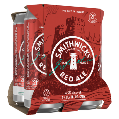 Smithwick's Red Ale 4pk 14.9oz Can 4.5% ABV