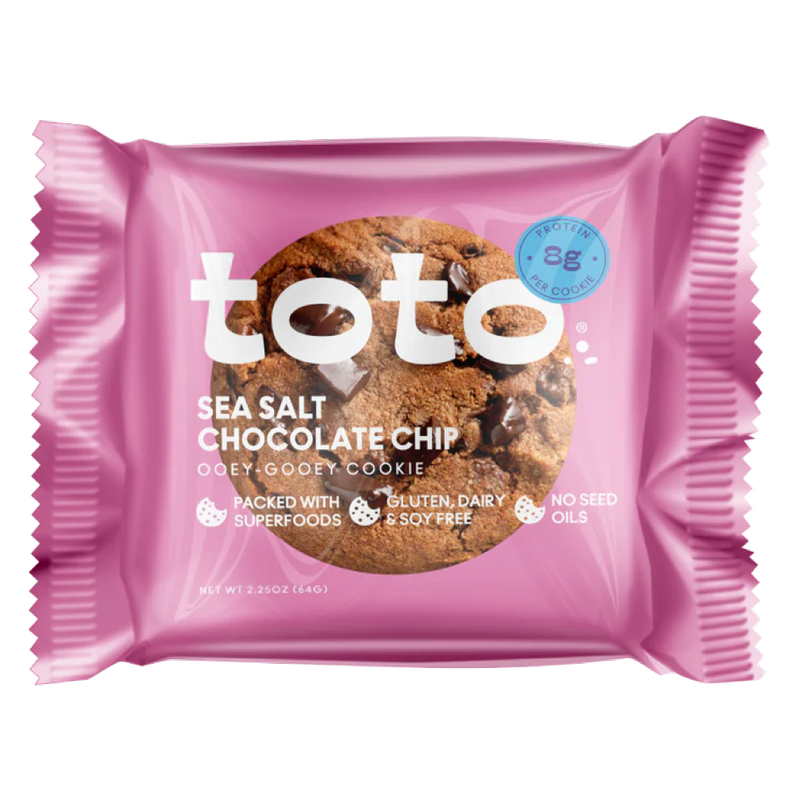 Toto Sea Salt Chocolate Chip Cookie, 2.25 oz