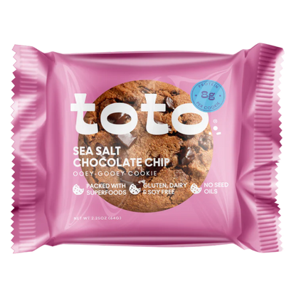 Toto Sea Salt Chocolate Chip Cookie, 2.25 oz
