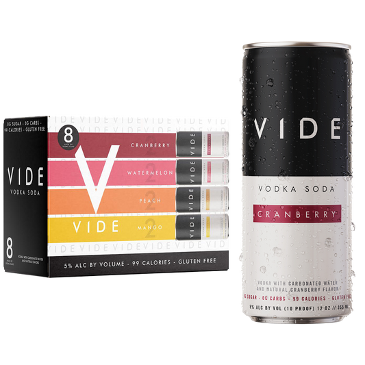VIDE Variety Vodka Soda 8pk 12oz Can 5% ABV