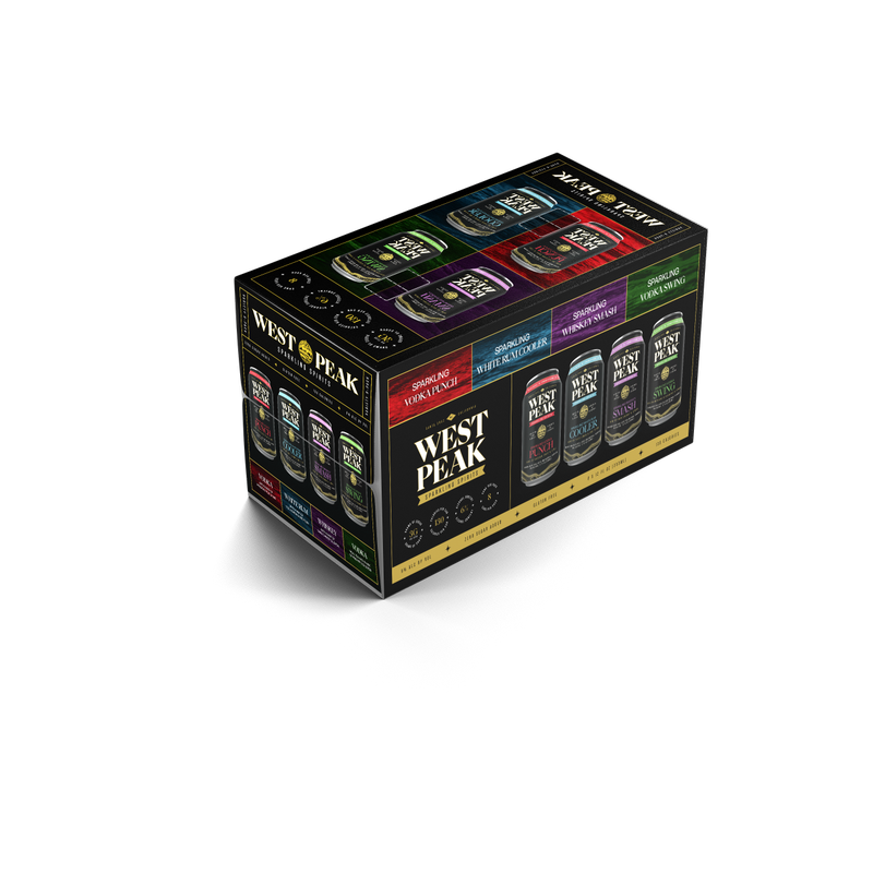 West Peak Spirits Variety Pack 8pk 12oz Can
