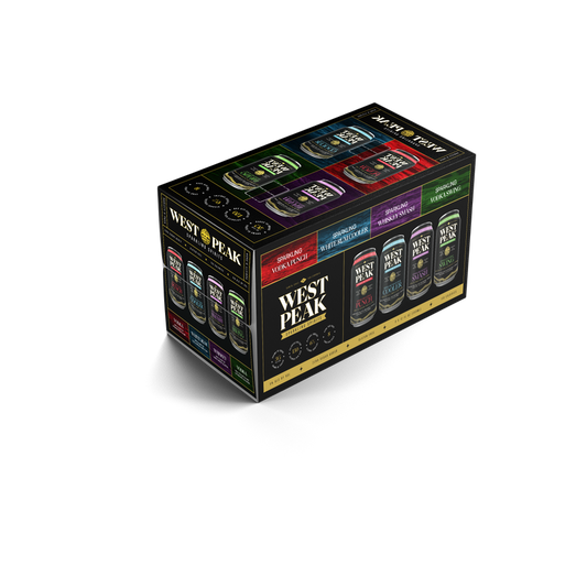 West Peak Spirits Variety Pack 8pk 12oz Can