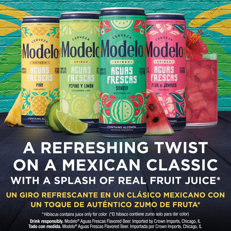 Modelo Spiked Aguas Frescas Variety Pack 12pk 12oz Can 4.5% ABV