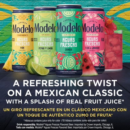 Modelo Spiked Aguas Frescas Variety Pack 12pk 12oz Can 4.5% ABV