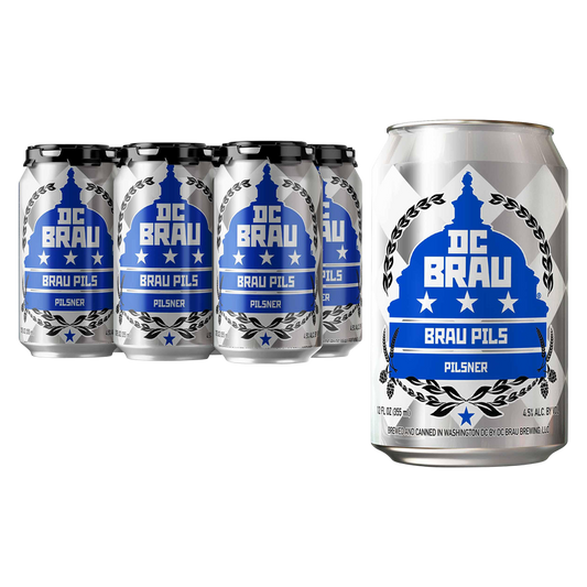 DC Brau Pils 6pk 12oz Can 4.5% ABV