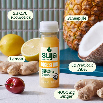 Suja Organics Digestion Ginger Pineapple Shot 2oz Btl
