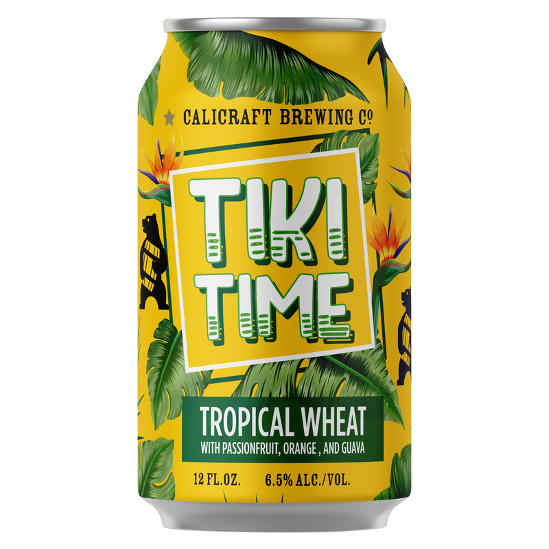 Calicraft Brewing Tiki Time Tropical Wheat 6pk 12oz Can