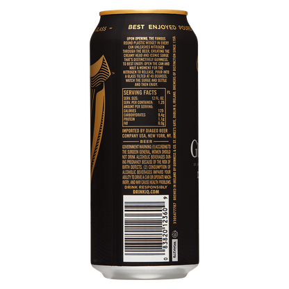 Guinness Draught Stout 8pk 14.9oz Can 4.2% ABV