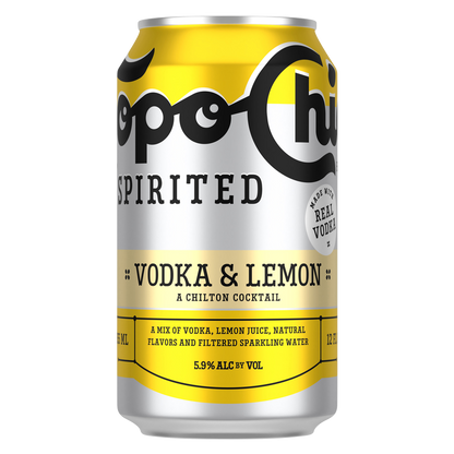Topo Chico Spirited Vodka & Lemon 4pk 12oz cans 5.9% ABV