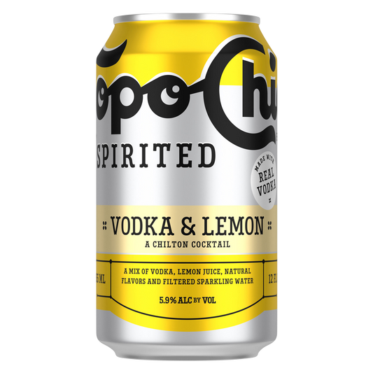 Topo Chico Spirited Vodka & Lemon 12oz can 5.9% ABV