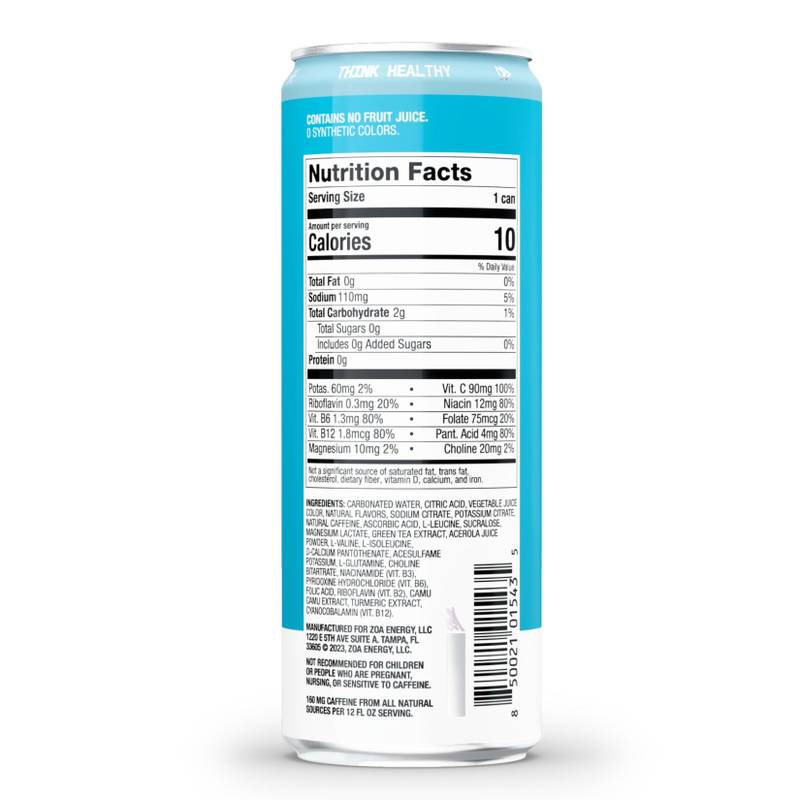 ZOA Energy Tropical Punch 12oz Can