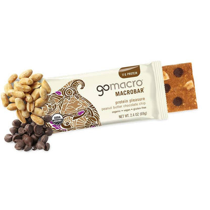 GoMacro Peanut Butter Chocolate Chip Bar Case 12 CT