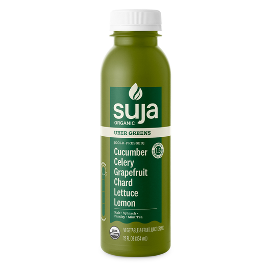 Suja Organic Uber Greens Cold Pressed Juice 12oz Btl