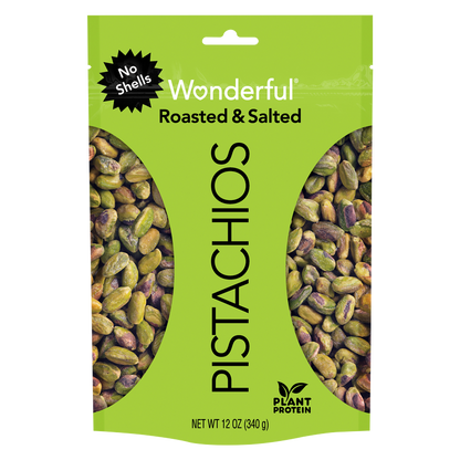 Wonderful Roasted and Salted Pistachios 12oz