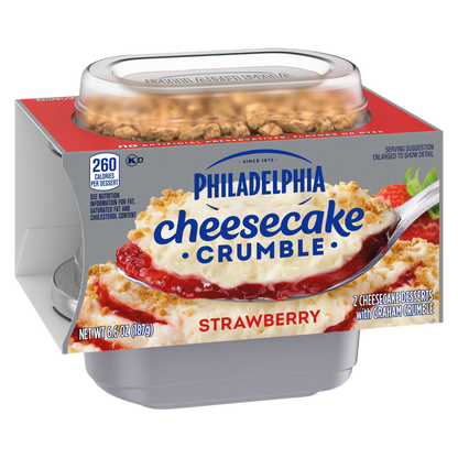 Philadelphia Strawberry Cheesecake Crumble  - 2ct/6.6oz