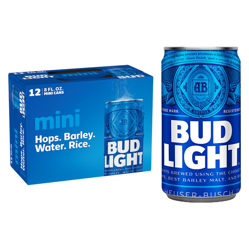 Bud Light 12pk 8oz Can 4.2% ABV