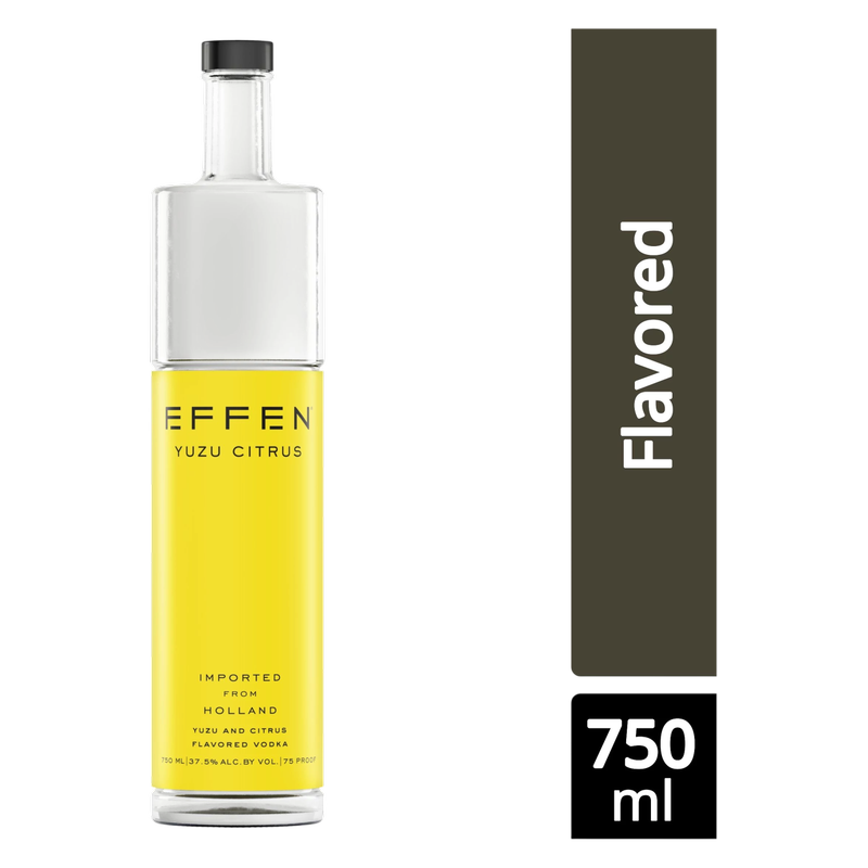 Effen Yuzu Citrus Vodka 750ml (75 Proof)