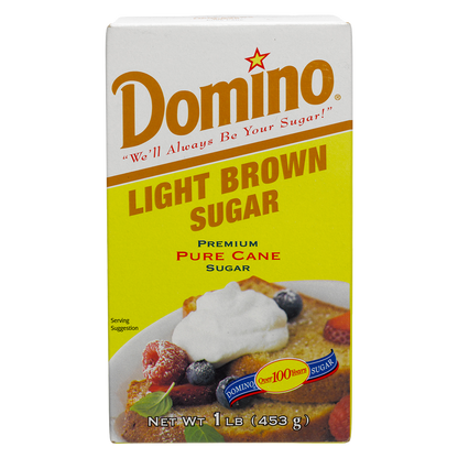 Domino Pure Cane Light Brown Sugar 1lb