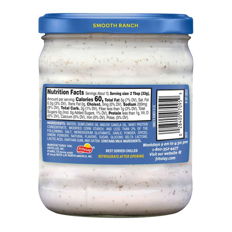 Lay's Smooth Ranch Dip 15oz