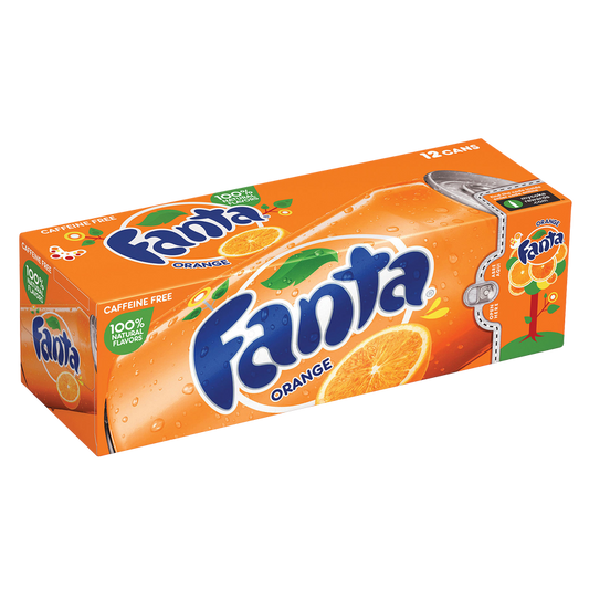 Fanta Orange Soda 12pk 12oz Can