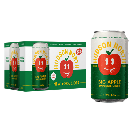 Hudson North Cider Big Apple 6pk 12oz Can 8.2% ABV