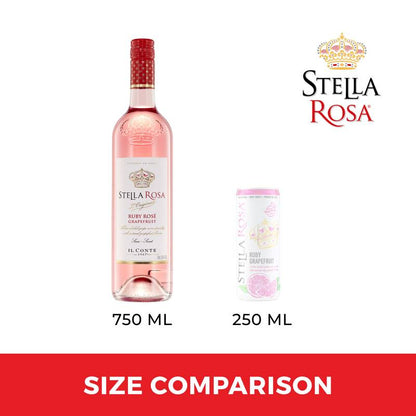 Stella Rosa Ruby Rose Grapefruit Semi-Sweet Rose Wine 750 ml