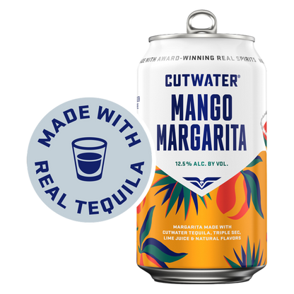 Cutwater Tequila Mango Margarita 4pk 12oz Cans 12.5% ABV