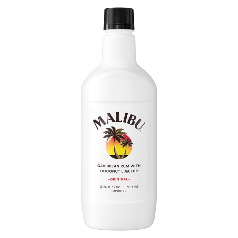 Malibu Coconut Rum Plastic 750ml (42 Proof)