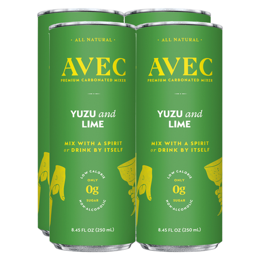AVEC Yuzu and Lime 4pk 8.5oz Can
