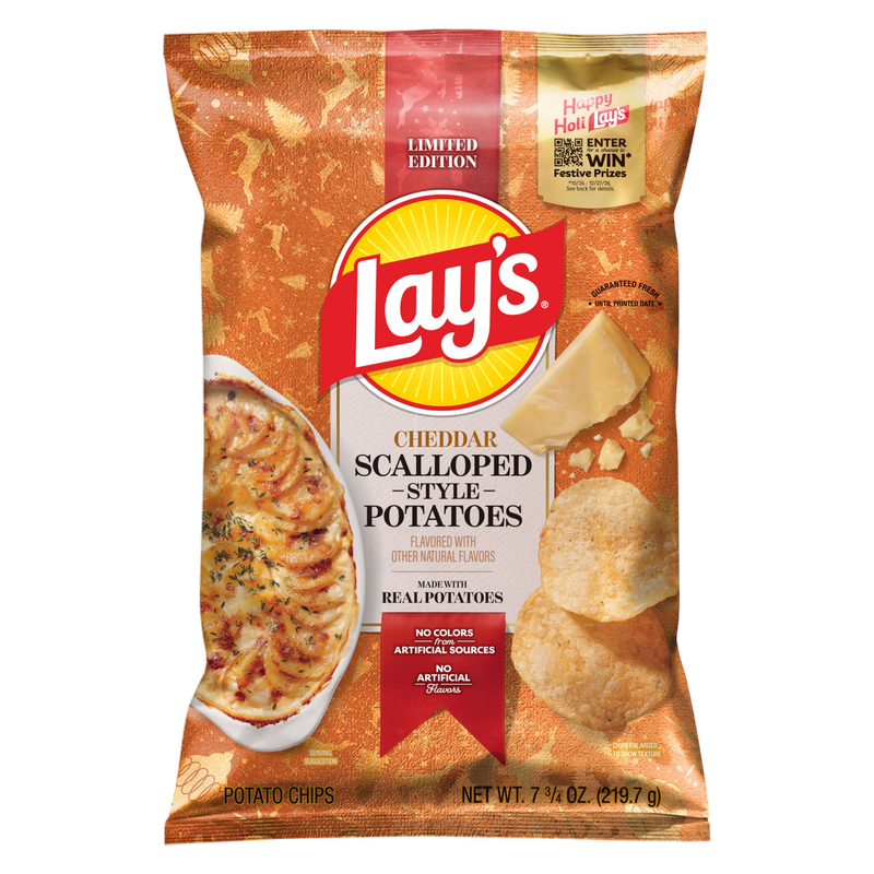Lay's Cheddar Scalloped Potatoes, 7.75 oz