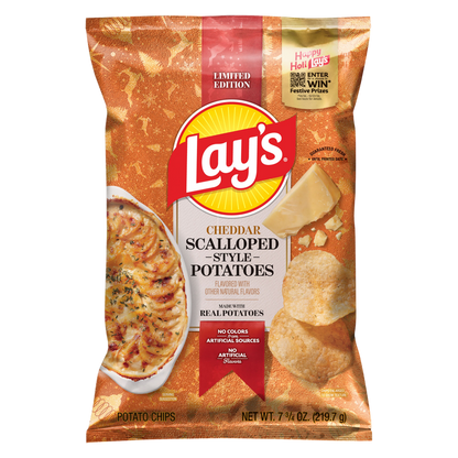 Lay's Cheddar Scalloped Potatoes, 7.75 oz