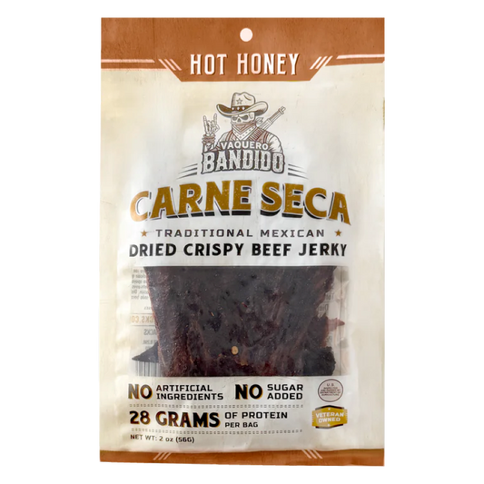 Vaquero Bandido Hot Honey Carne Seca, 2oz