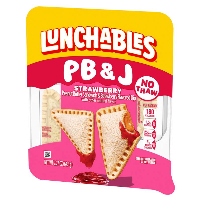 Lunchables PB&J Peanut Butter Sandwich & Strawberry Dip - 2.27oz