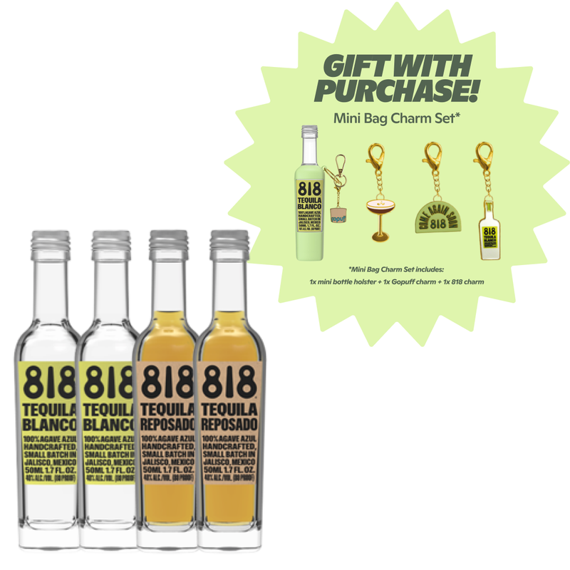 818 Tequila Minis 4-Pack + Gift With Purchase!