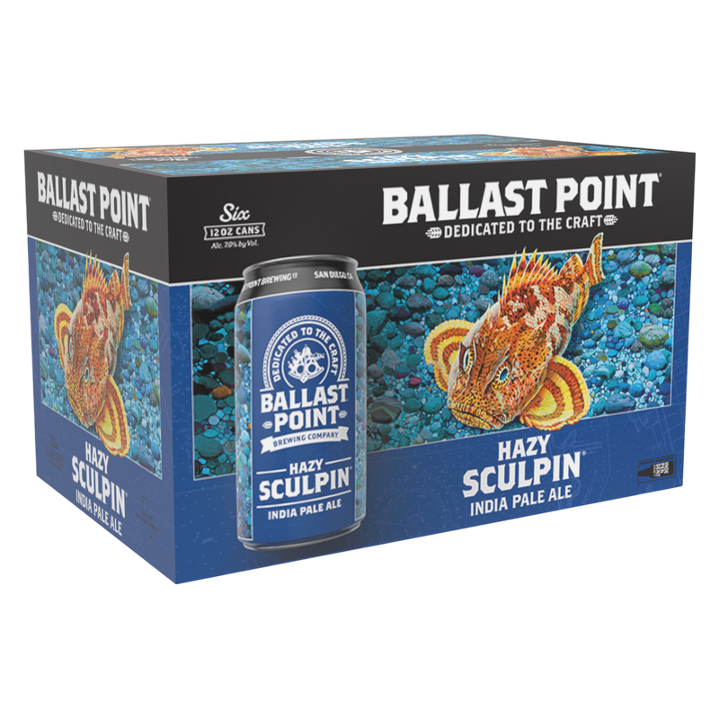 Ballast Point Brewing Co. Hazy Sculpin IPA (6PKC 12 OZ)