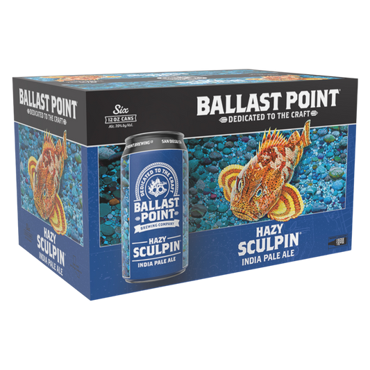 Ballast Point Brewing Co. Hazy Sculpin IPA (6PKC 12 OZ)