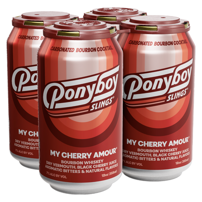 Ponyboy Slings My Cherry Amour Cocktail 4pk 12oz Cans 7% ABV