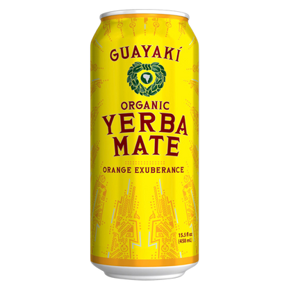 Guayaki Yerba Mate Organic Orange Exuberance 15.5oz Can