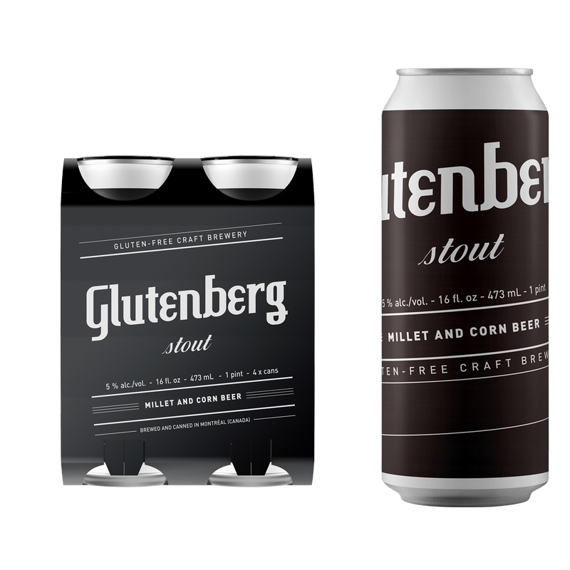 Glutenberg Stout Gluten Free 4pk 16oz Can