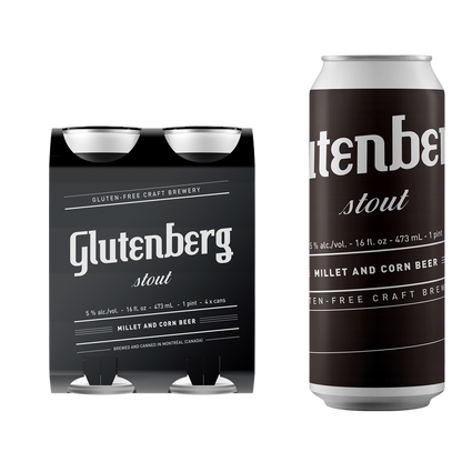Glutenberg Stout Gluten Free 4pk 16oz Can